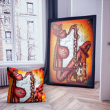 Blues en Liberté Peinture Originale
