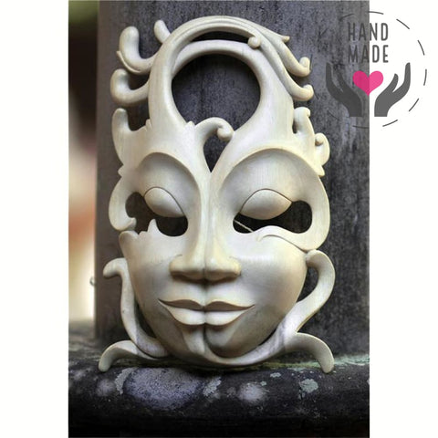 Alter Ego Hibiscus Wood Mask Masks