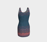 Ada Printed Knitting Bodycon Dress