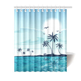 Rideau de douche Le Blues de la Mer