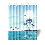 Beach Blues Shower Curtain