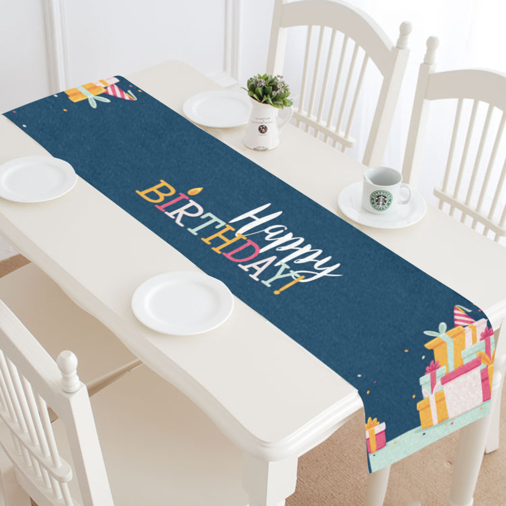 Happy Birthday I Table Runner