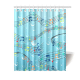 Bubbly Music Shower Curtain