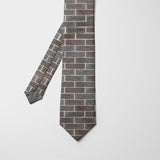Another Brick in the Wall Printed Tie