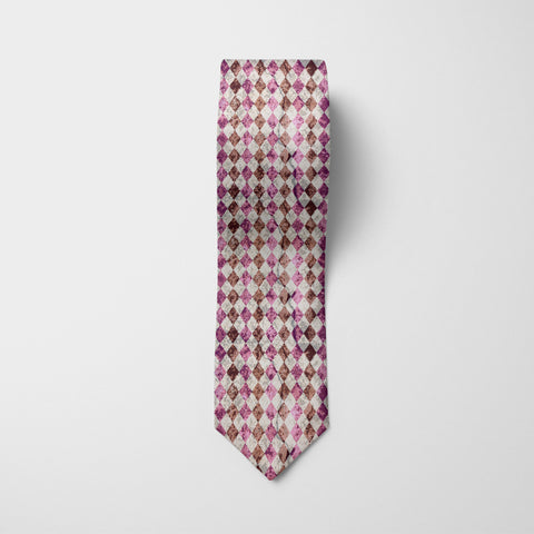 Cravate imprimée 'Arlequin'