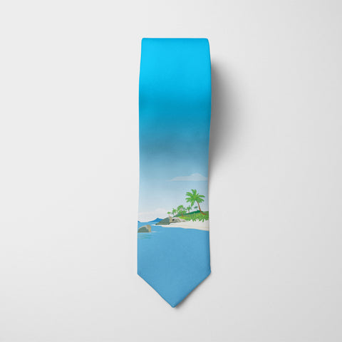 Cravate imprimée 'Aruba'