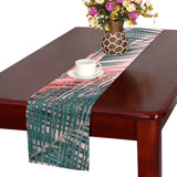 Pink Palm Table Runner