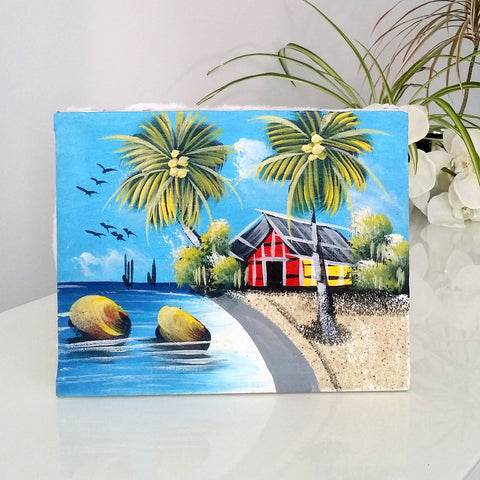 Beach painting from Dominican Republic | Latitudes World Décor 