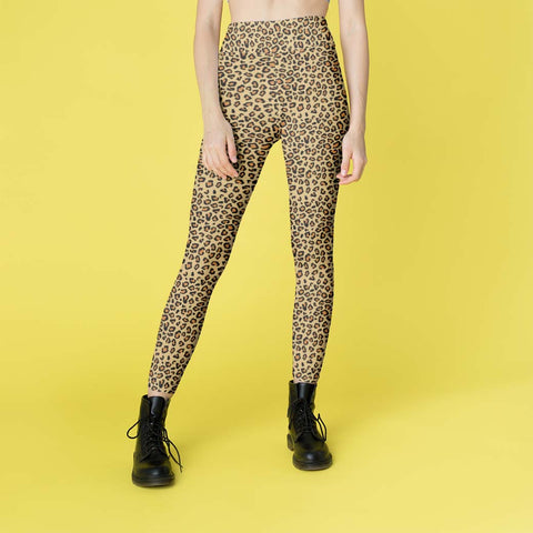 Leopard Beige Yoga Legging