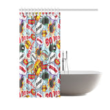 Boom Crash Shower Curtain