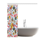 Boom Crash Shower Curtain