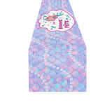 Bonne Fête Mermaid Table Runner