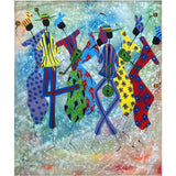 'Fet Pye Leje' Haitian painting | Latitudes World Décor