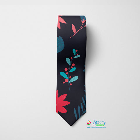 Cravate imprimée 'Papeete'