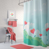 Love Field Shower Curtain