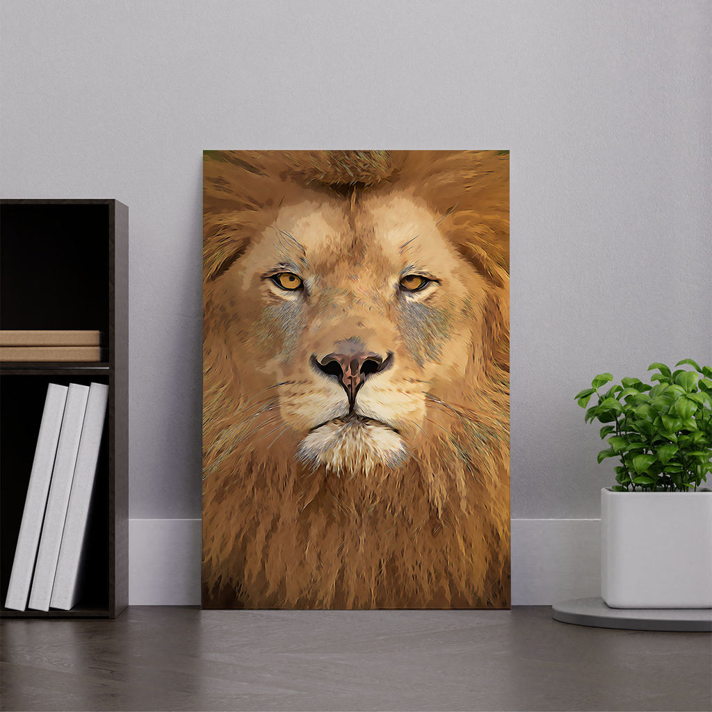 Magnificent Lion Canvas Print