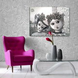 Nuances de Gris Peinture Originale