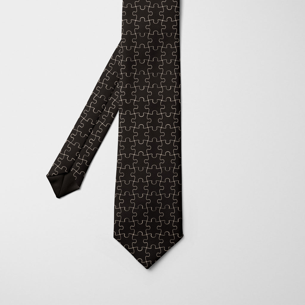 Puzzle Printed Tie
