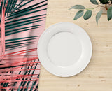 Chemin de table Palme Rose