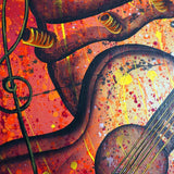 'Tropical Vibrations' Haitian painting | Latitudes World Décor