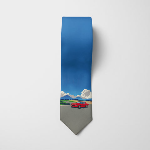 Cravate imprimée 'Belle d'Autrefois'