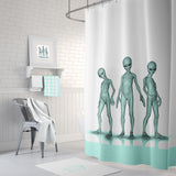 We Are Not Alone Shower Curtain