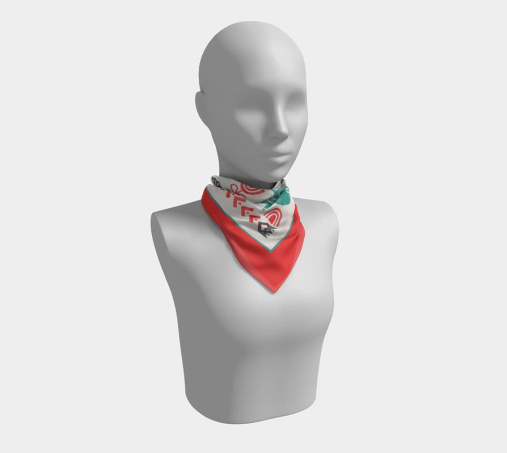 Calakmul 16 X / Poly Chiffon Square Scarf