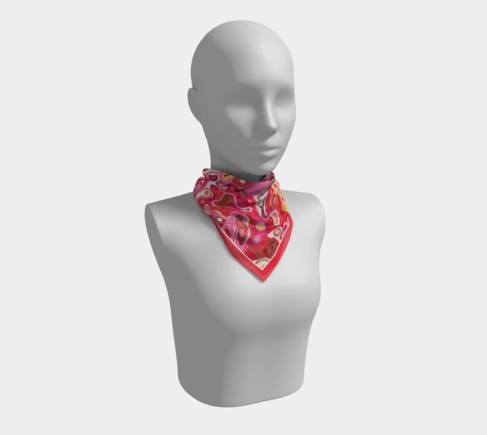 Camille 16 X / Poly Chiffon Square Scarf
