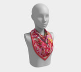 Camille 26 X / Silk Habotai Square Scarf