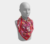 Camille 36 X / Silk Habotai Square Scarf