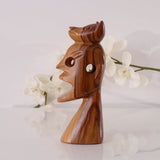 Cat Spirit Mahogany Statuette Sculptures