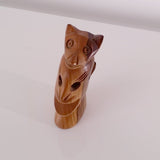 Cat Spirit Mahogany Statuette Sculptures