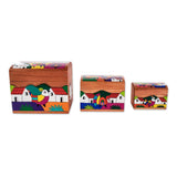 Colors Del Salvador Hand Painted Boxes (Set Of 3) Decorative