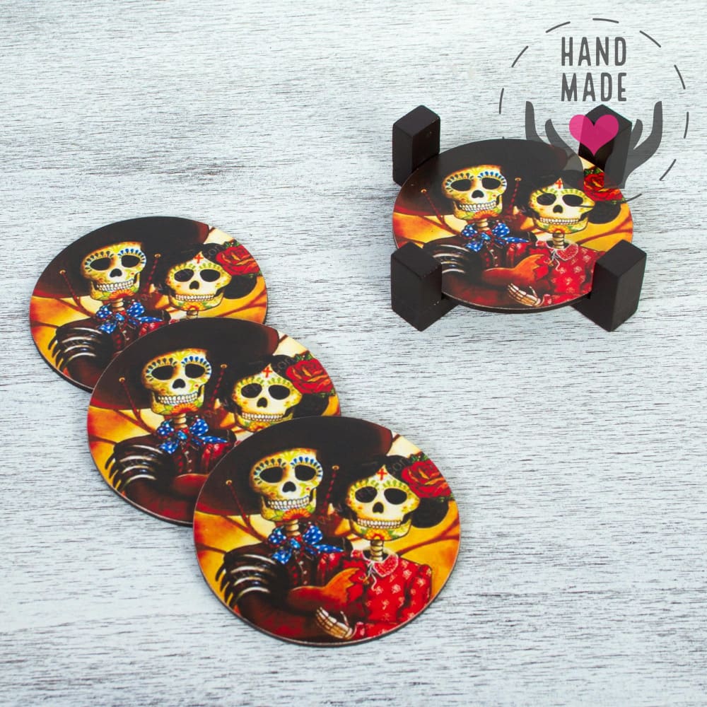 Day Of The Dead Fiances Coasters