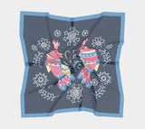 Dusk Birds Square Scarf