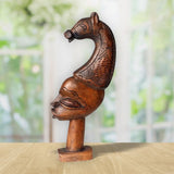 Caballero Mahogany Statue Sculptures