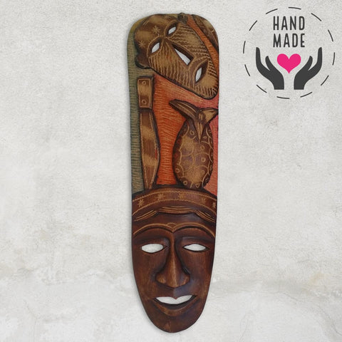 El Pescador Mahogany Mask Masks