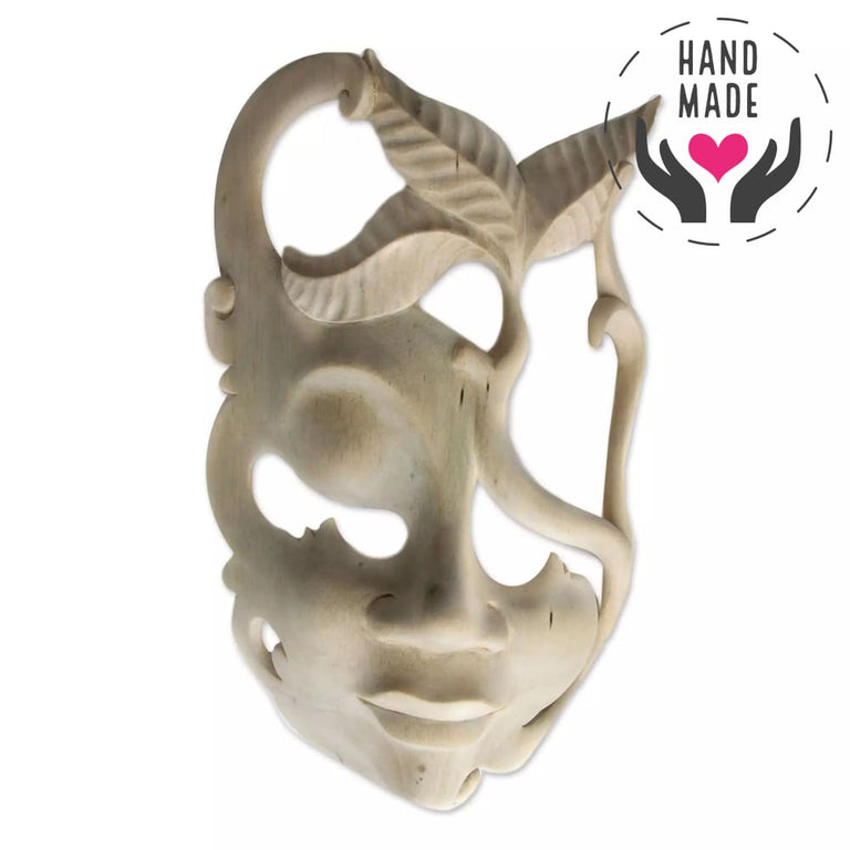 sort Røg Incubus Forest Girl Hibiscus Wood Mask
