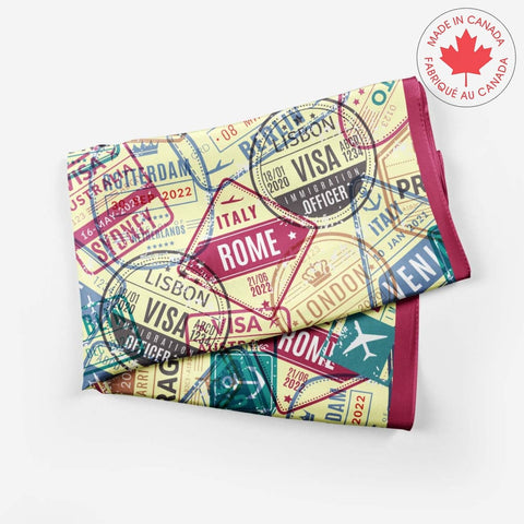 Globe-Trotter Square Scarf