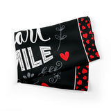 Heart Smile Square Scarf