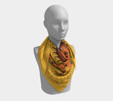 Hello Sun 36 X / Silk Habotai Square Scarf