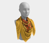 Hello Sun 50 X / Silk Habotai Square Scarf