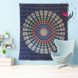 Indian Blue Jasmine Tapestry Tapestries