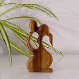 Interlace Mahogany Statuette Sculptures