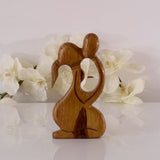 Interlace Mahogany Statuette Sculptures