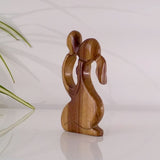 Interlace Mahogany Statuette Sculptures