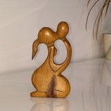 Interlace Mahogany Statuette Sculptures