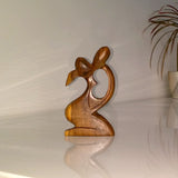 Interlace Mahogany Statuette Sculptures