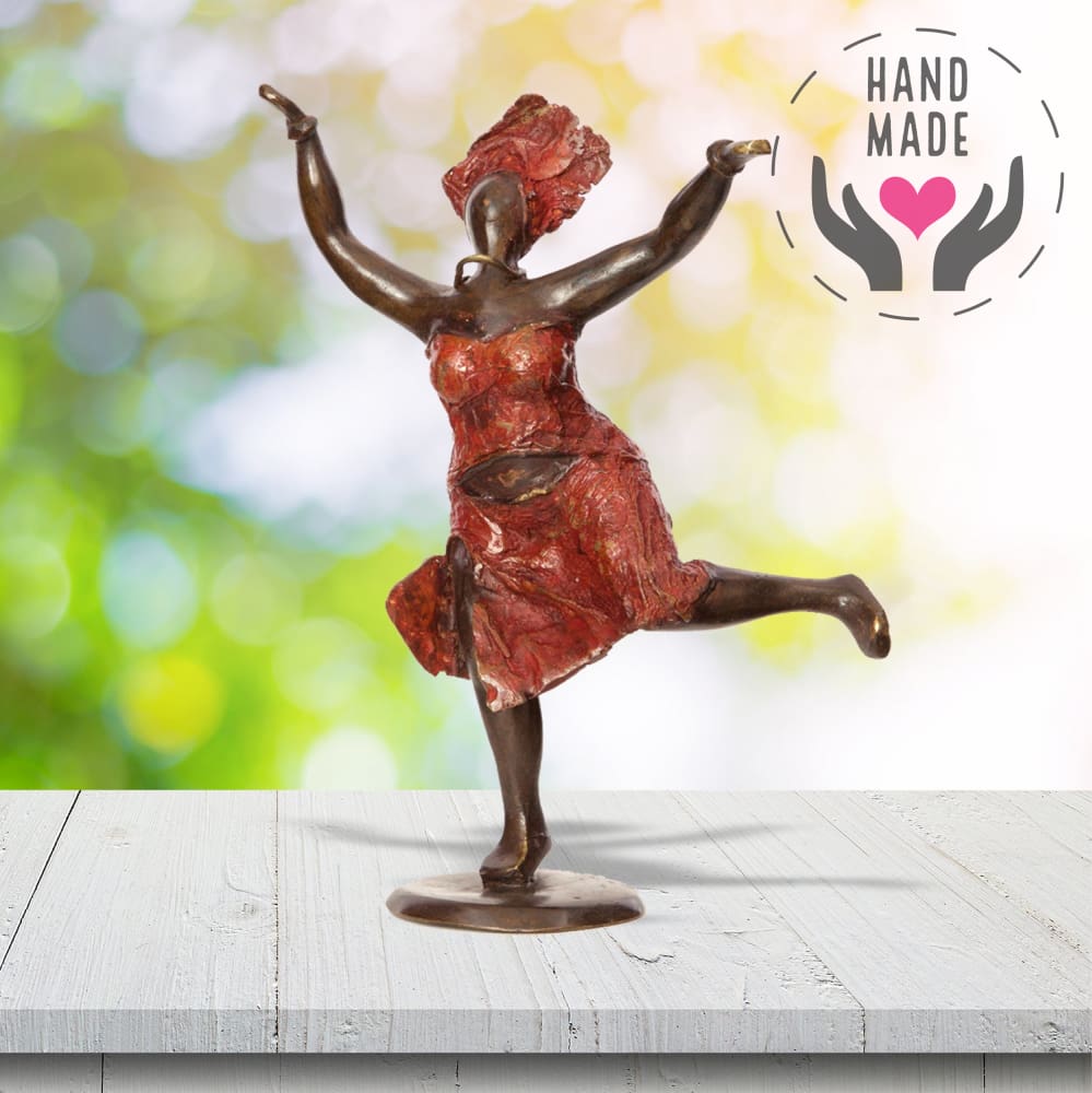 Joyful Dancer Bronze Statuette Sculptures