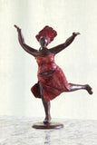 Joyful Dancer Bronze Statuette Sculptures
